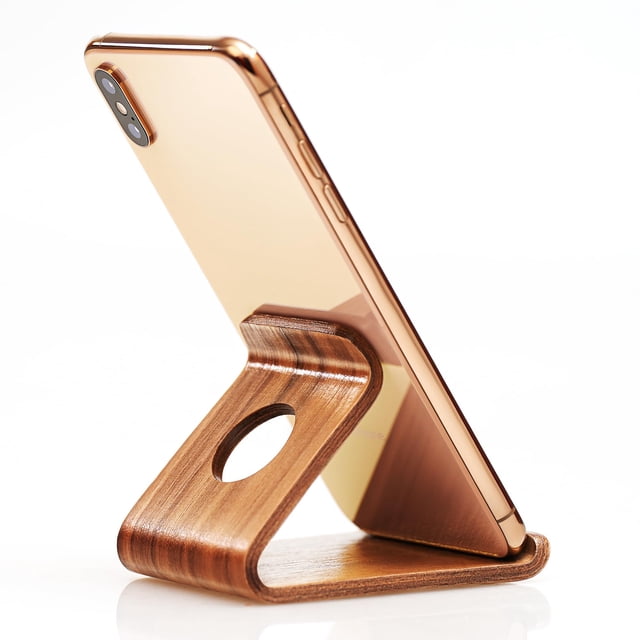Soporte portátil de madera ZJL para iPhone iPad