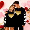 thumbnail image 1 of TaTaai Couple Crew Neck Printed Sweatshirt, Valentine's Day Gift Unisex Long-Sleeve Gift, 1 of 8