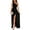 Black, variant on Womens One Shoulder High Slit Dress Ruched Stretch Silhouette for Evening Party Outfit 95% Polyester 5% Elastane