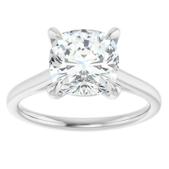 2 Carat Cushion Lab Grown Diamond Engagement Ring