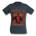 thumbnail image 3 of Deadpool Peace Love and Chimis T-Shirt-Men's Medium, 3 of 4