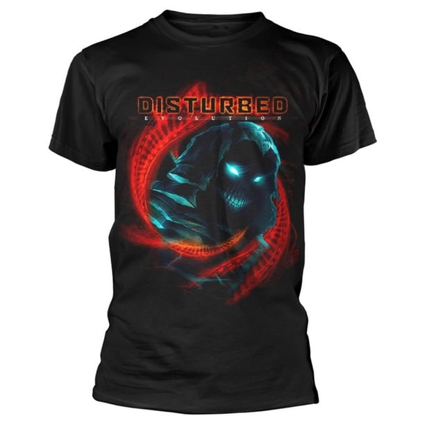 Disturbed - Camiseta DNA Swirl de Algodón para Adultos Unisex (Negro)