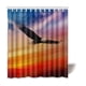 thumbnail image 1 of ABPHQTO Cortina de ducha de baño de poliéster impermeable águila 150x180 cm, 1 of 2