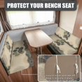 thumbnail image 2 of Uorisanigo Mandala RV Dinette Cushions CoverDog Paw Print Camper Cushion Covers - 1 Backrest & 1 Bench Cover Dinette Cushion Covers, Stretch Couch Slipcovers for RV Camper Sofa, 2 of 7