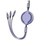 thumbnail image 1 of Cable De Carga Retráctil 3 En 1 Compatible Con Ios Cable Micro Usb Tipo C Cable De Sincronización De Datos De Carga Rápida Moyic EL017844-04, 1 of 5