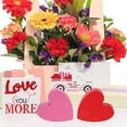 thumbnail image 6 of WASHWEPE 4Pcs Valentine's Day Table Centerpieces Wooden Sign Ornaments with Wood Materials, 6 of 8