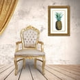 thumbnail image 3 of Popp, Grace 21x32 Gold Ornate Wood Framed with Double Matting Museum Art Print Titled - Watercolor Pineapple I, 3 of 4