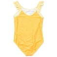 thumbnail image 3 of Disney Princess Belle Strapped Print UPF 50+ Bathing Suit One Piece Swimsuit Toddler to Little Kid, 3 of 5
