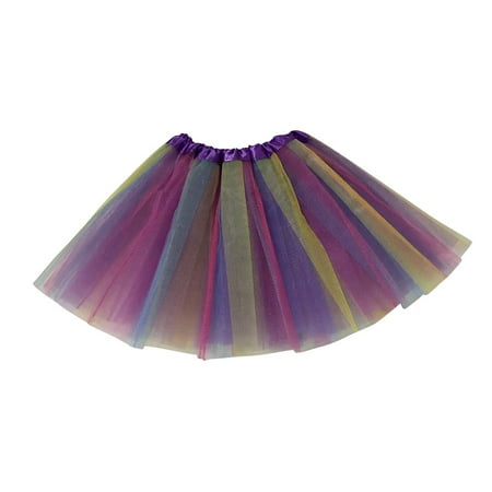 

EHTMSAK Infant Baby Toddler Child Children Kids Skirt for Girls Summer Skirts Tutu Dress Purple 2Y-8Y Free Size
