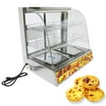 thumbnail image 1 of INTBUYING Réchauffeur d'Aliments Commercial à 3 Niveaux pour Comptoir Armoire d'Exposition d'Aliments Chauds Réchauffeur de Pizza Vitrine pour Buffet Restaurant 110 V, 1 of 11