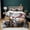 Color2, variant on Demon Anime Slayer Bedding Set All Season Duvet Cover Set Twin Size Light-Weight Soft Quilt Cover 3pcs Set