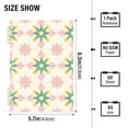 thumbnail image 2 of FORMRS 1-Subject Spiral Notebook 8" x 5" College Ruled 60 Refillable Sheet A5 Hard Cover, 2 Pack, Retro Green Stars, 2 of 7