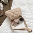 thumbnail image 2 of Bolsa de hombro acolchado de algodón para mujer, acolchados para las axilas para otoño invierno (caqui) Likrtyny Para Estrenar, 2 of 9