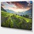 thumbnail image 2 of Green Georgian Mountain Valley - Impression sur Toile Paysage, 2 of 4
