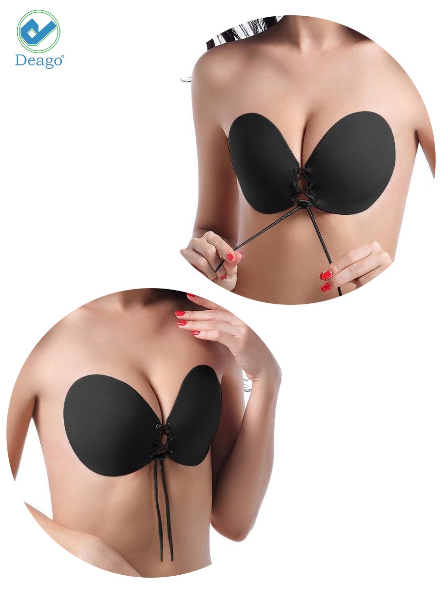 Buy Invisible Bra with Drawstring Self - Adhesive Breathable All Size  Available Nude DDD/F Online at desertcartSeychelles