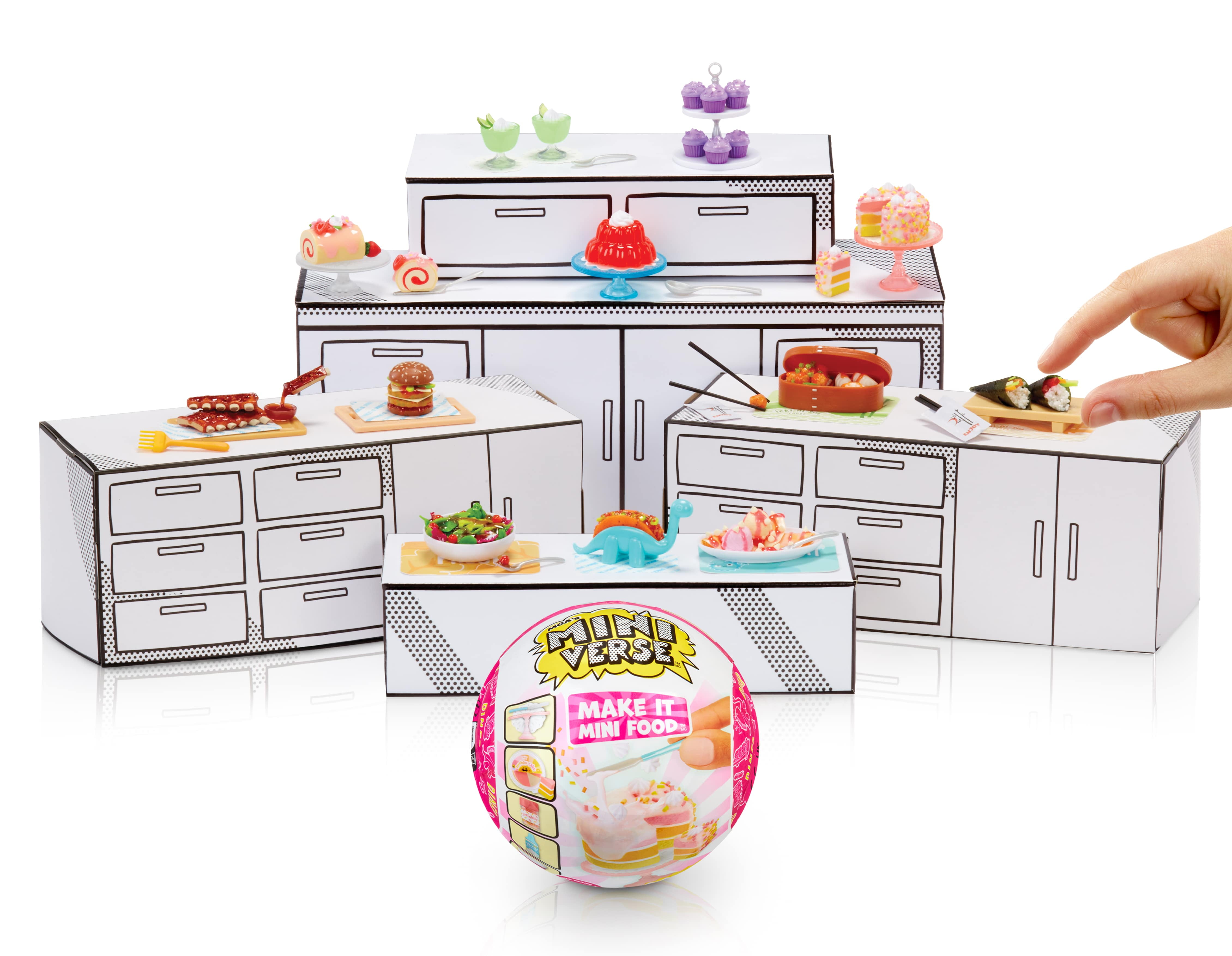 MGAs Miniverse Make It Mini Food Diner, Series 3, Novelty Food Toy, Ages 8+  (图4)