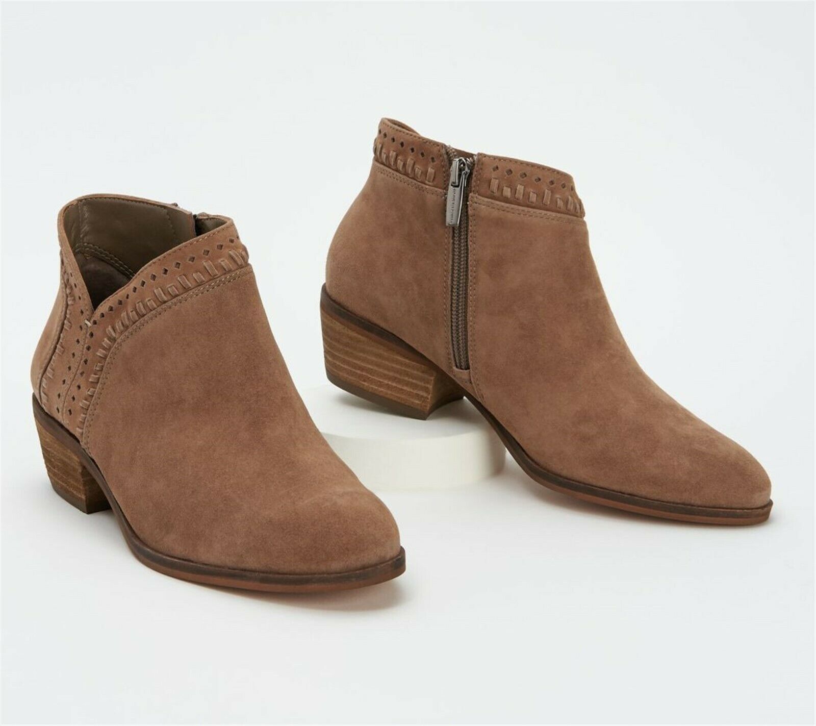 Vince camuto brown suede booties Clearance