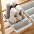thumbnail image 5 of Tainini Shoe Organizer Rack, Plastic Vertical Narrow Shelves for Closet ,Shoe Holder, Stand for Entryway Storage Organizer Stackable Cabinet, 5 of 5