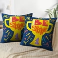 thumbnail image 3 of LALILO Throw Pillow Covers Motivation And Dream Lettering Strong Cushion Cover 18" x 18", 2 Pack, 3 of 6