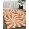 thumbnail image 3 of Ahgly Company Machine Washable Indoor Rectangle Transitional Bright Orange Area Rugs, 4' x 6', 3 of 7