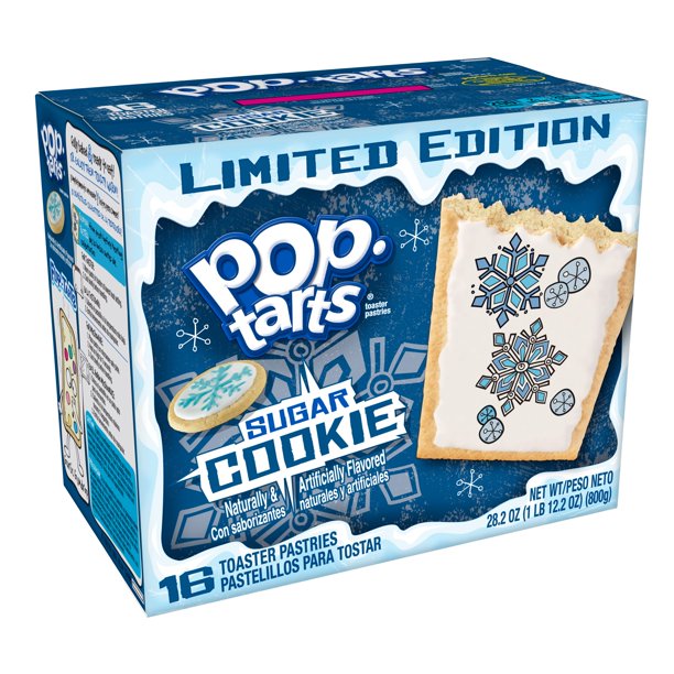 PopTarts, Toaster Pastries, Frosted Sugar Cookie, 16 Ct, 28.2 Oz