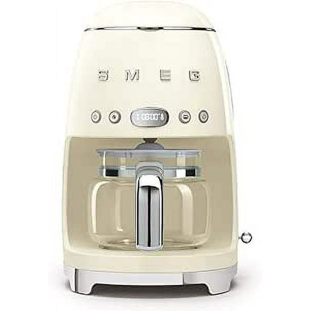 Smeg Cream 10-Cup Drip Coffee Maker