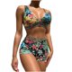 thumbnail image 1 of Conjunto de Traje de Baño Impreso Cómodo de las Mujeres, Estilo Dividido Traje de Baño Sexy Y de Moda para la Playa Y la Piscina, 1 of 6