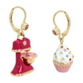 thumbnail image 2 of Betsey Johnson Womens Cupcake Mismatch Drop Earrings, 2 of 5