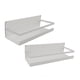 thumbnail image 1 of Estante de Almacenamiento de Montaje en Pared con Ganchos Organizador Flotante de Succión Magnética para Lavabo de Baño 2 uds ANGGREK Otros, 1 of 8