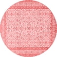 thumbnail image 1 of Ahgly Company Indoor Round Persian Red Traditional Area Rugs, 4' Round, 1 of 4