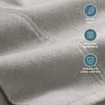 thumbnail image 5 of Bare Home Flannel Pillowcase Set - 100% Flannel Cotton - Double Brushed - King Set of 2, Light Gray, 5 of 8