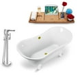 thumbnail image 7 of Tub, Faucet and Tray Set Streamline 60" Clawfoot NH900BL-CH-120, 7 of 7