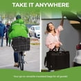 thumbnail image 4 of FORICOM Insulated Food Distribution Bag for Hot and Cold Food, Acceptable for Commercial Households, Large Capacity Reusable Insulated Bag (Black)Length 23 in by width 14 in by height 15 in, 4 of 8