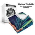 thumbnail image 5 of Yayeee Throw Blanket for Couch Soft Warm 50" x 60" Sofa Chair Bed Decoration, Blue Floral, 5 of 7