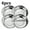 4pcs - 17.7, variant on 4 pieces Stainless Steel Round Deep Plates, Kitchen Dinner Plates, Stackable Metal Camping Plates