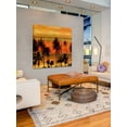 thumbnail image 7 of Parvez Taj Pt-Cnpw-14-C-24 24" X 24" "Palms Against Gold Sky" Art Print On Stretched, 7 of 7