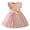 Pink, variant on Coerni Baby Girls Sleeveless Dress Patchwork Tiered Dresses Gradient Tulle Princess Sundress Knit Top Dress with Tulle Hem