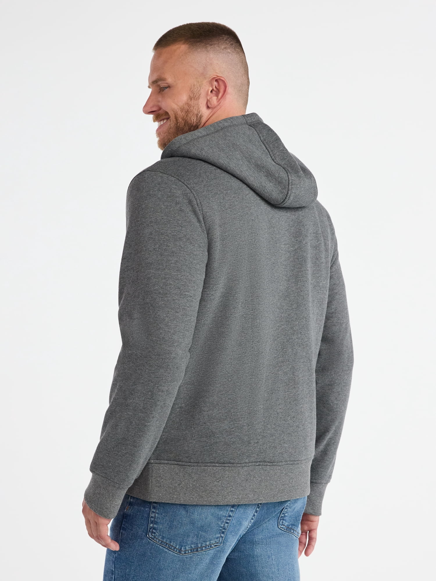 George Men's High Pile Fleece Thermal Hoodie, Sizes S-3XL