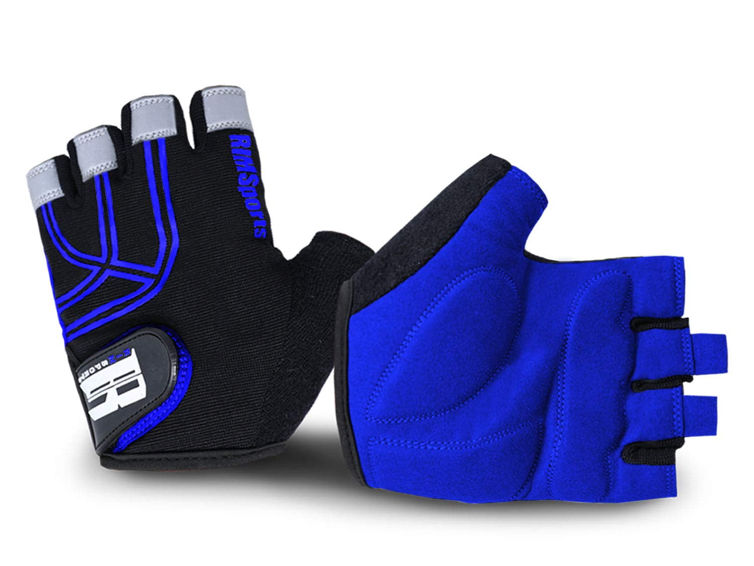 Qepae Full Finger Racing  Cycling Gloves men Gel Padded MTB Bike Bicycle Glove L 