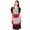 Black, variant on DOVACKA Women's Canvas Dot Print Flirty Kitchen Apron with Pocket, Adjustable Funny Cooking Apron for Restaurant Home, Black