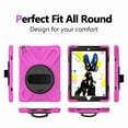 thumbnail image 2 of Dteck iPad 8th/7th Generation Case, iPad 10.2 Case 2020/2019, [Shockproof] Full Body Protective Case with Soft HD Screen Protector, Rotatable Kickstand & Hand Strap, Shoulder Strap, Rose, 2 of 6