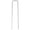 Silver, variant on 0.1"x4" U-Shaped Garden Stakes with Washers, Heavy Duty Galvanized Ground Pins for Landscape Fabric Weed Barrier, Rust-resistant Metal Staples for Lawn & Yard Securing, Silver, By Harlik