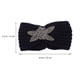 thumbnail image 3 of 4 diademas de punto para mujer, diadema de invierno con diamantes, diadema vintage retorcida, 3 of 8