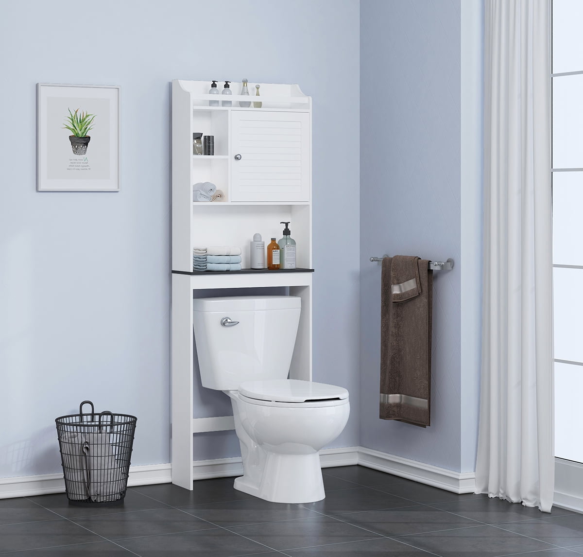 Spirich Bathroom Shelf over the Toilet, Storage Shelves ...