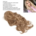 thumbnail image 2 of Peluca sintética hermosa moda peluca ondulada larga y rubia prevención de nudos suaves para citas vida diaria para mujeres y niñas ANGGREK Otros, 2 of 7