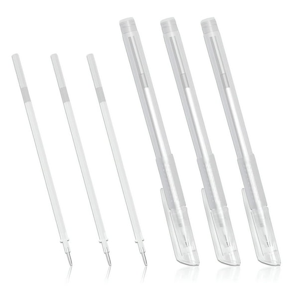 RAGUPEL Eyebrow Microblading Marker Pen, Surgical Tip Markers Skin Marker Pen Tattoo Pen, Makeup Position Skin Marker Pencil (White)