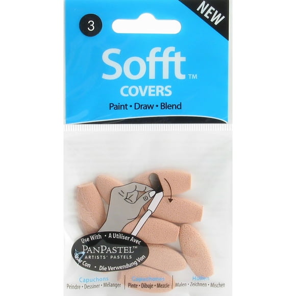 Colorfin Sofft Tools, #3 Oval Covers 10/Pkg.