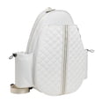thumbnail image 1 of Mochila acolchada para raquetas de tenis y bádminton con dos bolsillos laterales. Blanco, 1 of 9