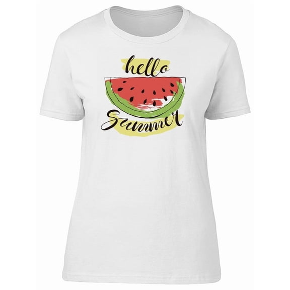 Hello Summer Cool Watermelon T-Shirt Men -Image by Shutterstock, Male XX-Large
