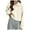 Beige, variant on Yangnuo Womens Soft Cropped Sweatshirts Women's Casual Color Hooded Pocket Long Sleeved Sweater Jacket
